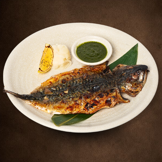 Grilled Saba with Shiso Sauce